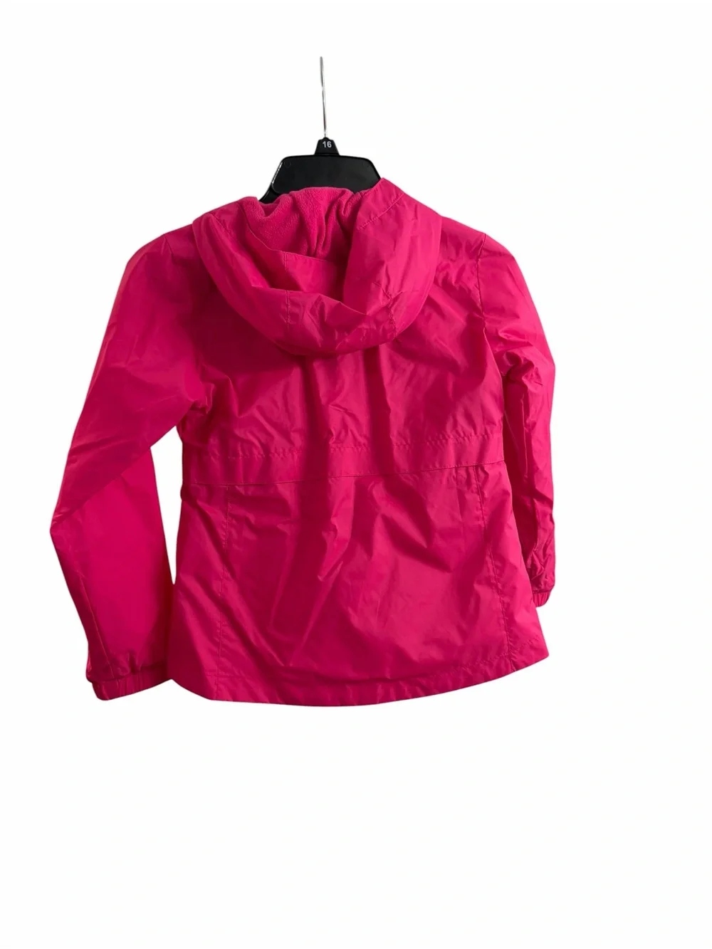 Columbia Girls' Pink Hooded Windbreaker Jacket small 7/8